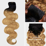 Lashey Exclusive Fall Color Ultra Invisible Seamless Clip in Hair Extensions