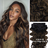 Lashey Exclusive Fall Color Ultra Invisible Seamless Clip in Hair Extensions