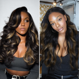 Lashey Invisi Edge Clip in 1B/6/1B Body Wave One Pack Enough