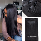 Lashey Body Wave / Yaki Straight / Messy Burmese Curly / Kinky Straight / Kinky Curly / Straight Invisi Edges Clip in Hair Extensions