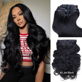 Lashey Body Wave / Yaki Straight / Kinky Curly / Kinky Straight / Straight Ultra Invisi Edges Clip in Hair Extensions