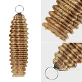 Colored Miracle Knots | Lashey No Knot Highlight Feather Crochet Human Hair Extension