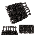 Lashey Human Hair Bulk Water Wave for Boho Braiding Hair Bulk for Boho