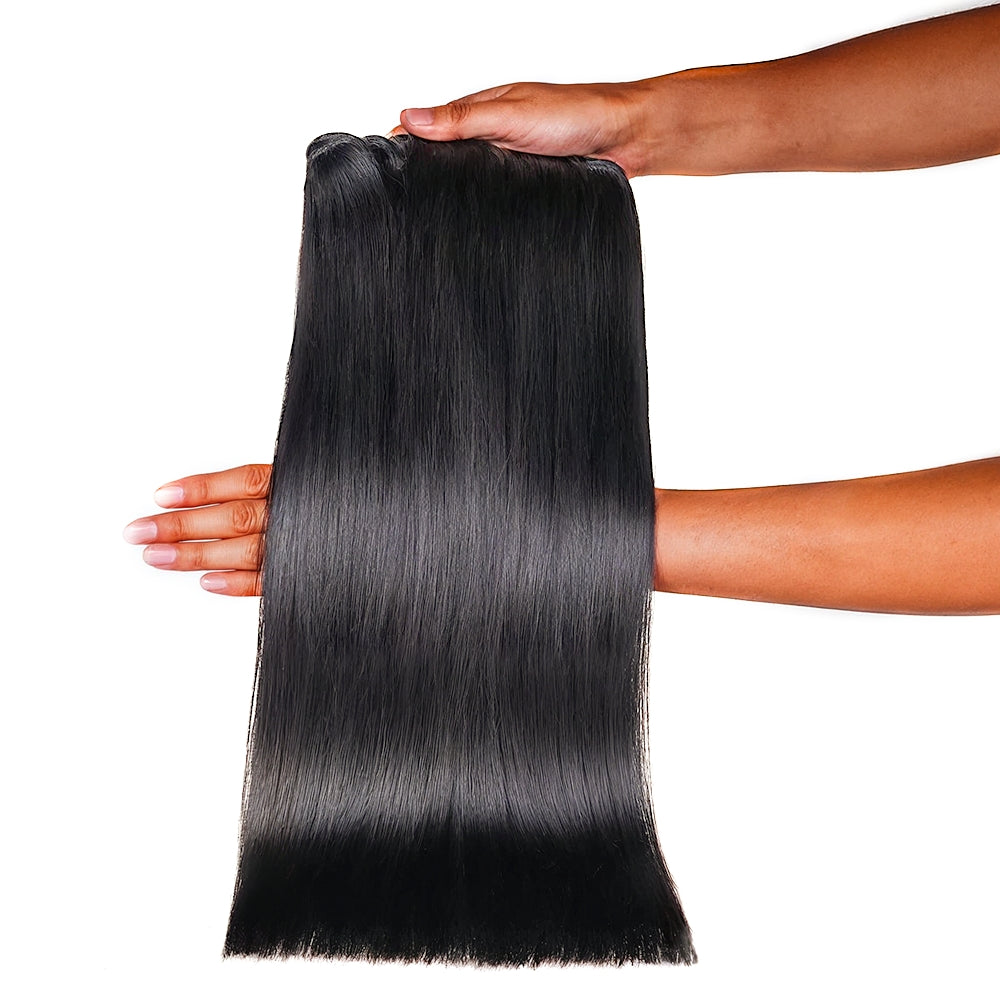 Lashey Raw Hair Bundles Silky Striaght 3pcs Hair Wefts Human Hair