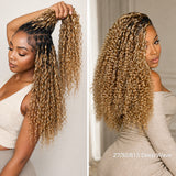 Colored Miracle Knots | Lashey No Knot Highlight Feather Crochet Human Hair Extension