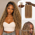 Colored Miracle Knots | Lashey No Knot Highlight Feather Crochet Human Hair Extension