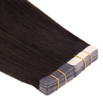 Lashey Seamless Tape in Hair Extensions Silky Straight #2 Dark Brown Virgin Human Hair