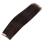 Lashey Seamless Tape in Hair Extensions Silky Straight #2 Dark Brown Virgin Human Hair