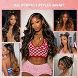 Lashey Exclusive Fall Color Ultra Invisible Seamless Clip in Hair Extensions