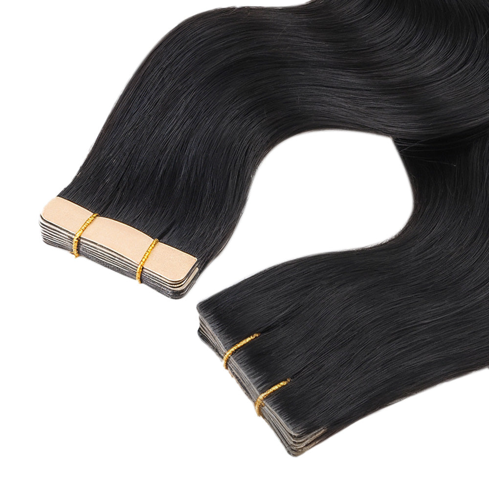 Lashey Invisi Edge Seamless Tape in Hair Extensions Body Wave Virgin Human Hair