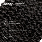 Lashey Human Hair Bulk Water Wave for Boho Braiding Hair Bulk for Boho