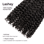 Lashey Human Hair Bulk Water Wave for Boho Braiding