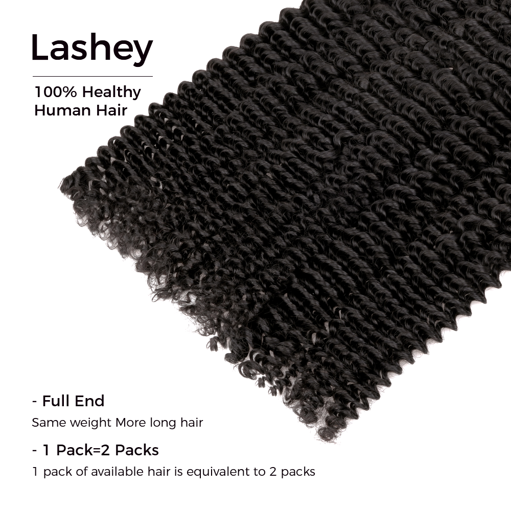 Lashey Human Hair Bulk Kinky Curly for Boho Braiding