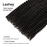 Lashey Human Hair Bulk Kinky Curly for Boho Braiding