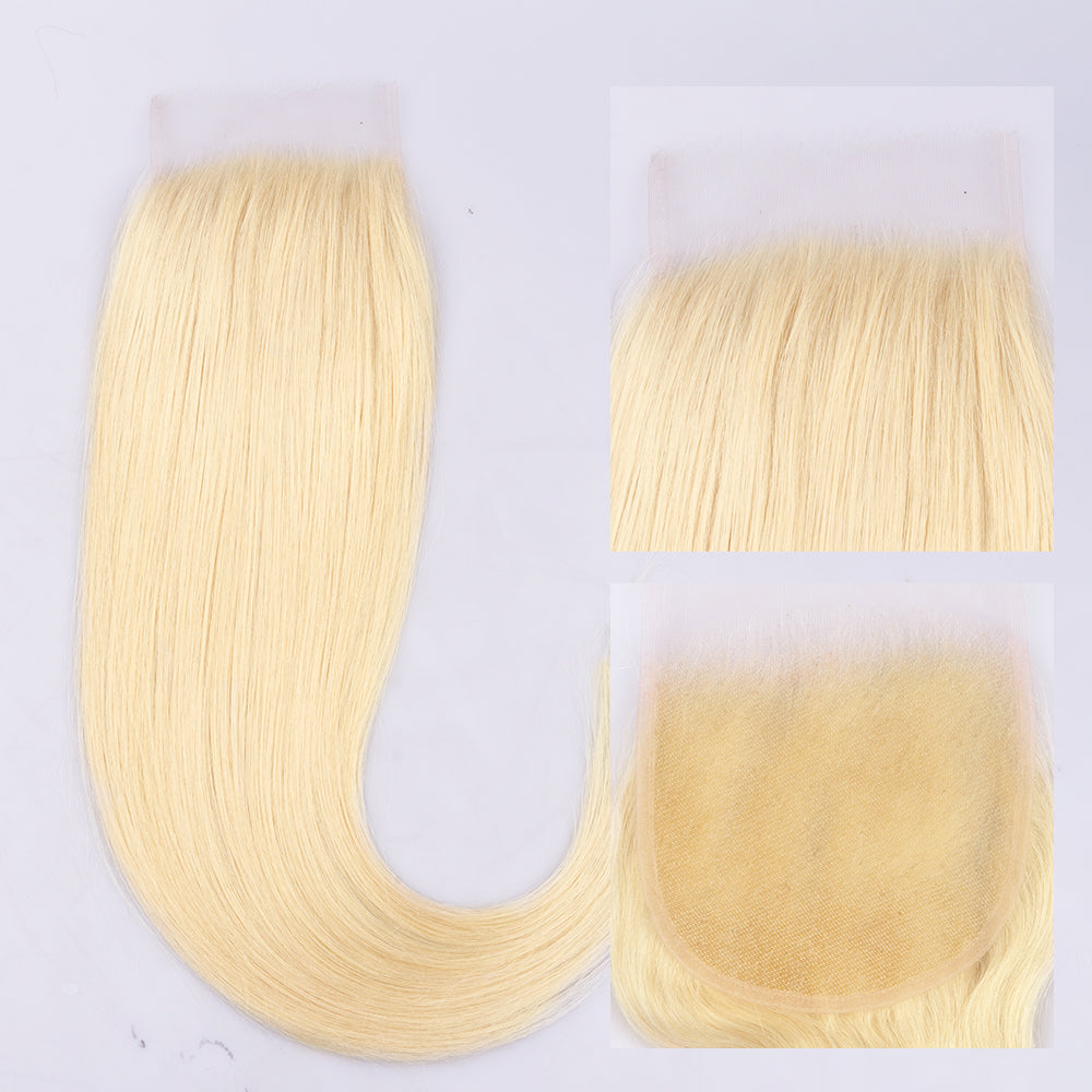 Lashey 5X5 HD Closure Blonde #613 Silky Straight Real Invisible HD Lace