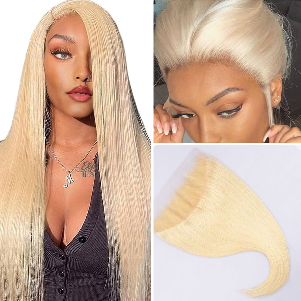 Lashey 13X4 HD Frontal Blonde #613 Silky Straight Real Invisible HD Lace