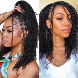 Lashey Human Hair Bulk Kinky Curly for Boho Braiding Hair Bulk for Boho