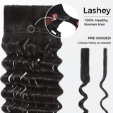 Lashey Human Hair Bulk Water Wave for Boho Braiding