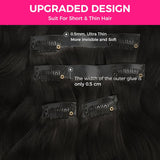 Add on Items | 24" Seamless Clip in Body Wave Hair Extensions (110g)