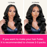 Add on Items | 24" Seamless Clip in Body Wave Hair Extensions (110g)