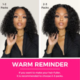 Add on Items | 24" Seamless Clip in Afro Kinky Curly 4C Hair Extensions (110g)