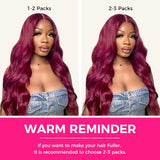 Final Sale | 14" Seamless Clip in #99j Burgundy Silky Straight Hair Extensions (110g)-US Only