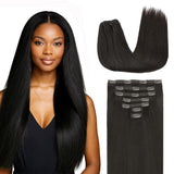 Final Sale | 24" Lace Clip in Silky Straight Hair Extensions (120g)-US Only