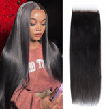 Super Fine HD Lace Closure Frontal Pre Bleached Knots Pre Plucked Hairline Human Hair