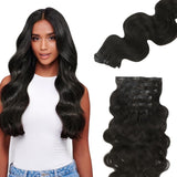 Add on Items | 24" Seamless Clip in Body Wave Hair Extensions (110g)