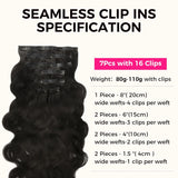 Add on Items | 24" Seamless Clip in Body Wave Hair Extensions (110g)