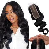 Super Fine HD Lace Closure Frontal Pre Bleached Knots Pre Plucked Hairline Human Hair