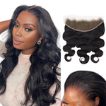Super Fine HD Lace Closure Frontal Pre Bleached Knots Pre Plucked Hairline Human Hair