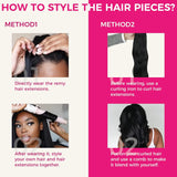 Final Sale | 24" Lace Clip in Silky Straight Hair Extensions (120g)-US Only