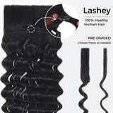 Lashey Human Hair Bulk Deep Wave #4/27 for Boho Braiding