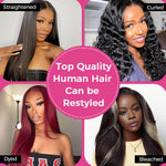 Super Fine HD Lace Closure Frontal Pre Bleached Knots Pre Plucked Hairline Human Hair
