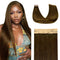 Lashey Tape in Hair Extensions Human Hair Body Wave Natural Black 18 Inch 50g/pack Invisible Soft Tape Ins for Women