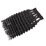 Lashey Double Drawn Human Braiding Hair Bulk for Boho Braids Knotless Box Braid
