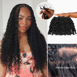 Upgraded | Lashey No Knot Miracle Knots Feather Crochet Human Hair Extension