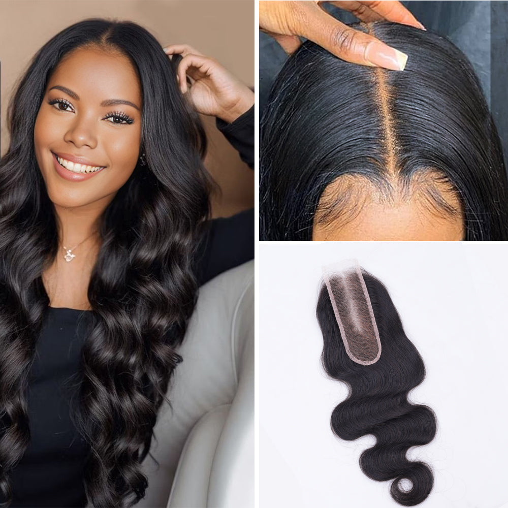 Lashey 2X6 HD Closure Real Invisible HD Lace Body Wave