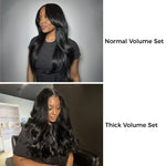 Lashey Upgraded Invisi Edge Seamless Clip in Hair Extensions Body Wave Human Hair
