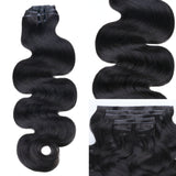 Lashey Upgraded Invisi Edge Seamless Clip in Hair Extensions Body Wave Human Hair
