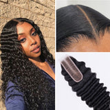 Lashey 2X6 HD Closure Real Invisible HD Lace Deep Wave