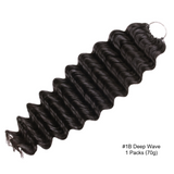 Upgraded | Lashey Seamless Feather Crochet Human Hair Extension Protective Hairstyle