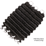 Lashey Upgraded Feather Crochet Human Hair Extension Deep Wave Protective Hairstyle