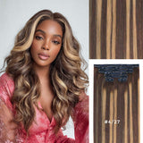 Lashey Exclusive Fall Color Ultra Invisible Seamless Clip in Hair Extensions