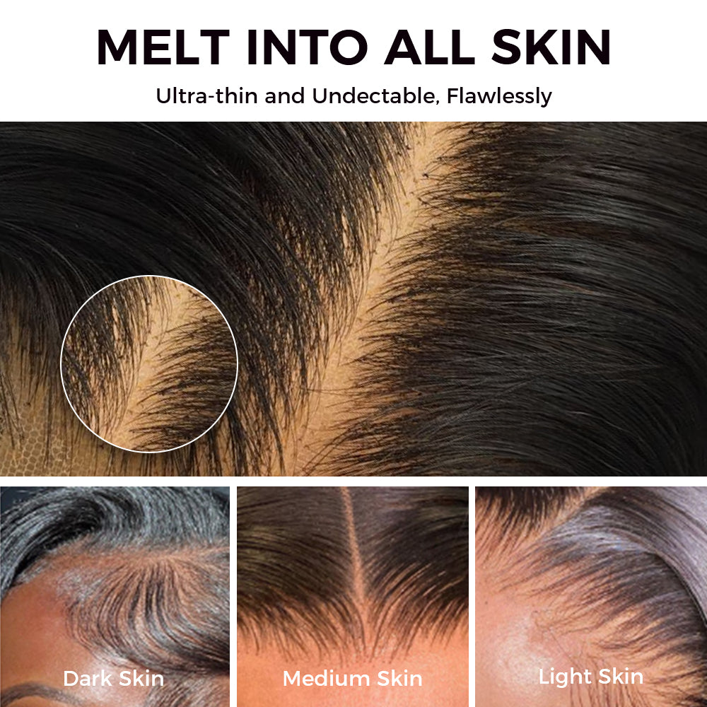 Lashey 13X6 HD Lace Frontal Silky Straight Real Invisible HD Lace