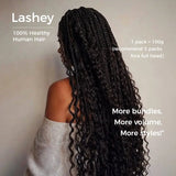 Double Drawn Human Braiding Hair Bulk for Boho Braids Knotless Box Braid