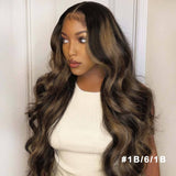 Lashey Invisi Edge Seamless Clip in Hair Extensions Body Wave Colored Real Human Hair
