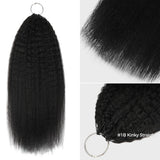 Lashey Upgraded Feather Human Crochet Hair No Knot Miracle Knots Kinky Straight