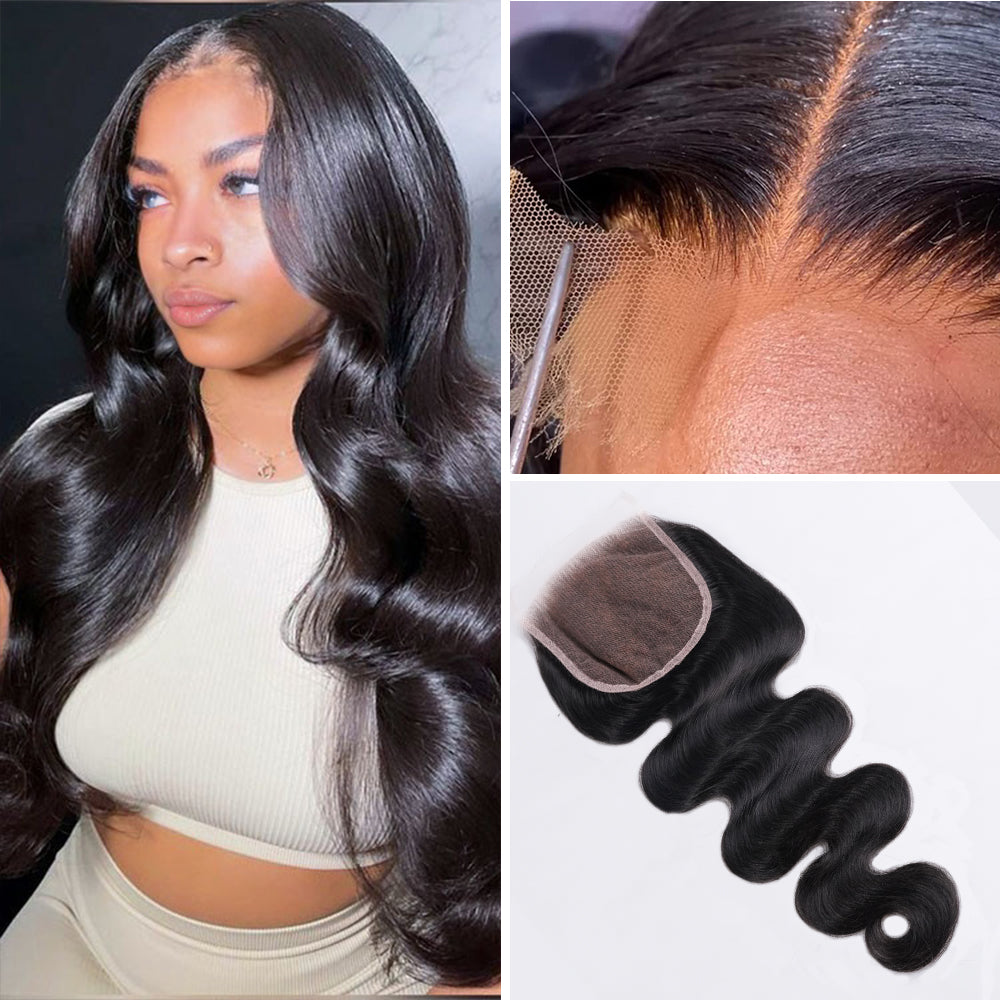 Lashey 5X5 HD Closure Real Invisible HD Lace Body Wave